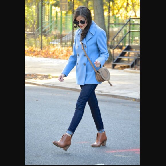 Lucky Brand Size 6M/36 EHLLEN Booties Black Leather 3" Heel - Picture 14 of 15